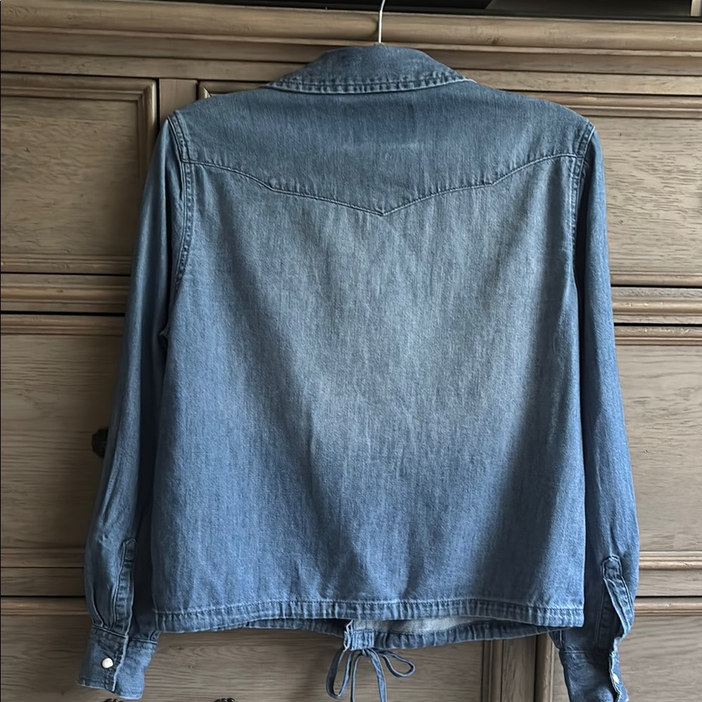 Lola River Denim Button-Up Shirt - Picture 3 of 6